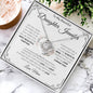 Fully Personalized Jewelry and Message Card | You Are My Most Beautiful Chapter | Love Knot Necklace
