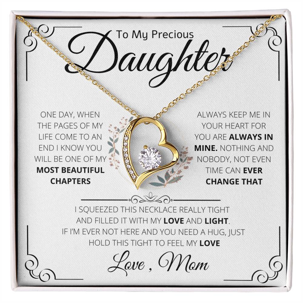 To My Precious Daughter | Forever Love Necklace | Beautiful Chapters | From Mom