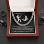 To My Man | Husband | Boyfriend | Lover | Soulmate | Fiance ( Greatest Catch | Fishing | Valentines Day)- Cuban Chain Title