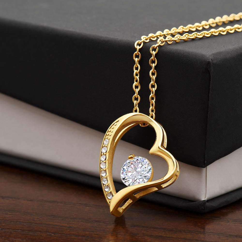 To My Beautiful Soulmate | Forever Love Necklace | I Love You Forever And Always | Valentines Day Gift Idea