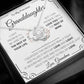 To My Precious Granddaughter Love Grandma | Love knot Necklace | I Can't Promise I'll Be Here For The Rest Of Your Life