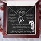 Gift Necklace to Wife from Husband | Forever Love Necklace | Christmas, xmas, birthday, anniversary, other special occasions | I Love You Forever And Always