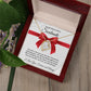 To My Beautiful Soulmate | Forever Love Necklace | I Love You Forever And Always | Valentines Day Gift Idea