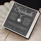 To My Soulmate Necklace | Gift for Girlfriend, Gift for Wife, Gift for Fiance | Eternal Hope Necklace | I Found My Missing Piece