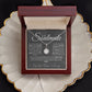 To My Soulmate | Eternal Hope Pendant | The Day I Met You I Found My Missing Piece | Large Print