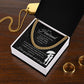 Cuban Link Chain Necklace for Husband From Wife | Gift for Husband | To my husband I love you forever and always