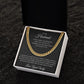 Gift To Husband From Wife | Cuban Link Chain Necklace | I Can't Live Without You