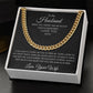 Gift To Husband From Wife | Cuban Link Chain Necklace | I Love You Most