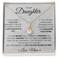 To Daughter From Mom | Alluring Beauty Necklace | Never Forget I Love You