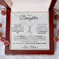 To Daughter From Mom | Alluring Beauty Necklace | Never Forget I Love You
