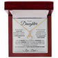 To Daughter From Dad | Alluring Beauty Necklace | Never Forget I Love You