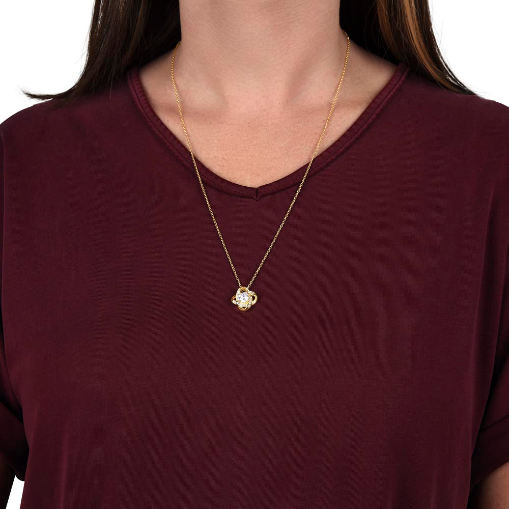To My Mother in Law | Love Knot Necklace | Thank you for raising the man I love