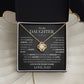 To My Daughter From Dad | Love Knot Necklace | Never Forget I Love You