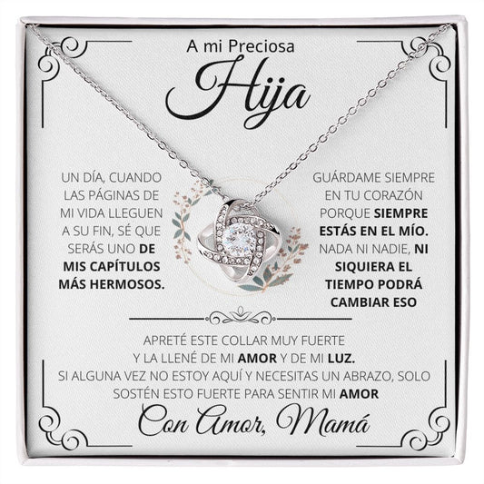 A mi Preciosa Hija con amor mama | regalo | collar