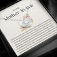 To My Mother in Law | Love Knot Necklace | Thank you for raising the man I love