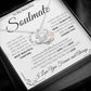 To My Beautiful Soulmate | Love Knot Necklace | One Day When The Pages Of My Life Come To An End I Know You Will Be One Of My The Most Beautiful Chapters