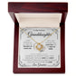 To My Precious Granddaughter Love Grandma | Love knot Necklace | I Can't Promise I'll Be Here For The Rest Of Your Life