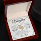 To My Precious Daughter Necklace Gift From Dad | Love Knot Necklace| One Day When The Pages Of My Life Come To An End I know You Will Be One Of My Most Beautiful Chapters