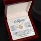 To Daughter From Dad | Love Knot Necklace | Never Forget I Love You