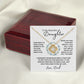 To My Beautiful Daughter From Dad | Love Knot Necklace | When You Took Your First Breath