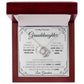 To My Precious Granddaughter Love Grandma | Love knot Necklace | I Can't Promise I'll Be Here For The Rest Of Your Life