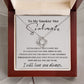To My Smokin' Hot Soulmate | Love Knot Necklace | I Will Love You Always