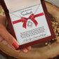 To My Beautiful Soulmate | Love Knot Necklace | I Love You Forever And Always | Valentines Day Gift Idea