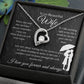 Gift Necklace to Wife from Husband | Forever Love Necklace | Christmas, xmas, birthday, anniversary, other special occasions | I Love You Forever And Always