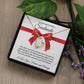 To My Beautiful Soulmate | Forever Love Necklace | I Love You Forever And Always | Valentines Day Gift Idea
